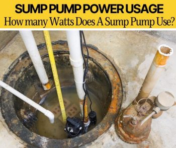 How Many Watts / Amps Sump Pump Use & What Generator to Get