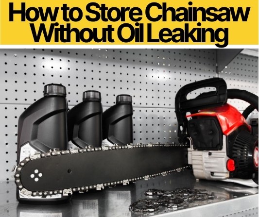 How to Store Chainsaw Without Oil Leaking