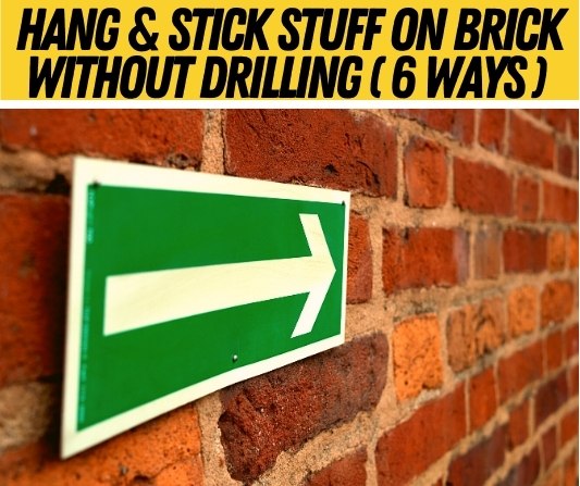 How to Hang Something from a Brick Wall.